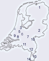 Netherlands Universities Map