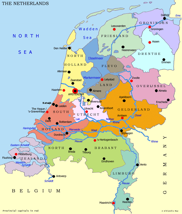 Netherlands Map